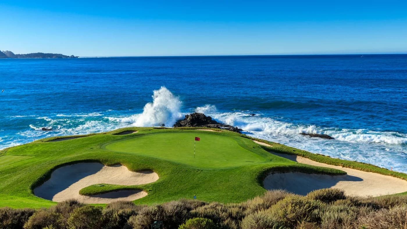 Original reference photograph of Pebble Beach No. 7